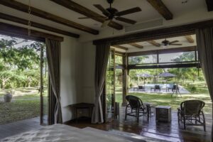River Kwai House - Downstairs Bedroom Pool View