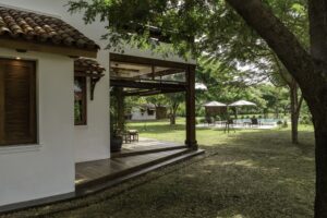 River Kwai House - Pool House Side View With Pool